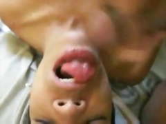 Supertwink eating my cum (Brazil 1'56'')